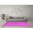 thumbnail image 3 of Ahgly Company Indoor Square Oriental Pink Industrial Area Rugs, 7' Square, 3 of 4