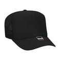thumbnail image 2 of XIAOCHA Womens Foam Front Trucker Cap Adjustable Hat Band Outdoor Ball Hat,Black, 2 of 5