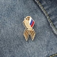 thumbnail image 4 of Insignia esmaltada Bandera rusa Día de la victoria Pin de solapa Camiseta Sombreros Broche, 4 of 5