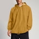 thumbnail image 5 of pstuiky tops de invierno para hombre Chaqueta impermeable de color liso para hombre para exteriores, para escalada, deporte, correr, con bolsillo y cremallera, manga larga, con capucha, 5 of 8
