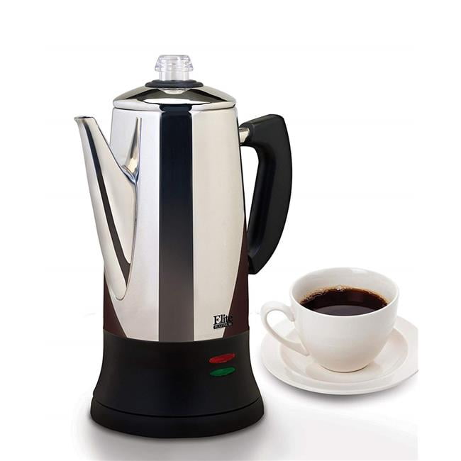 Elite Platinum EC120 12 Cup Stainless Steel Coffee Maker Walmart Canada