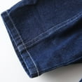 thumbnail image 5 of WOYY Toddler Boys Elastic Waist Denim Shorts Embroidery Casual Summer Shorts, Sizes 1-7, 5 of 8