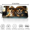 thumbnail image 5 of Uorisanigo Funny Dog Animal Driving Print Sun Shade for Car Windshield Portable Automotive Auto Sunshade Sun Shield Easy to Clean Windshield Cover Block UV Rays and Heat to Keep Vehicle Cool, 5 of 7