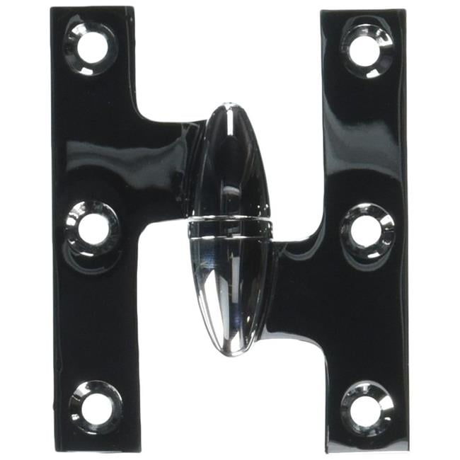 Solid Brass Olive Knuckle Hinge Polished Chrome, Right