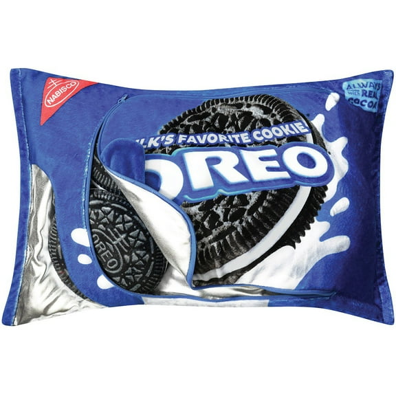 iscream OREO COOKIE PACKAGING PLUSH PILLOW