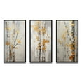 thumbnail image 2 of Designart "Tree Of Grey & Yellow III" Floral & Botanical Framed Wall Art Set Of 3 - Yellow Tree Monochrome Frame Gallery Wall Set For Home Decor, 2 of 6