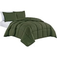thumbnail image 7 of Chezmoi Collection Cypress Green Down Alternative Comforter King - 3-Piece All Seasons Lightweight Comforter Set - Microfiber Comforter Duvet Insert with Corner Tabs, 7 of 7
