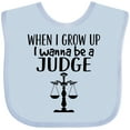 thumbnail image 3 of Inktastic Future Judge Law Scale Boys or Girls Baby Bib, 3 of 4