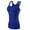 Blue, variant on TopTie Yoga Racer Back Tank Top, Athletic Compression Tank, Junior-Red-XL
