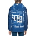 thumbnail image 4 of Kll Unisex Kids Boys Girls Hooded Pocket Pullover Hoodies-Happy New Year 2024, 4 of 9
