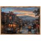 thumbnail image 5 of 5D bricolaje completo taladro diamante pintura calle ciudad tranquila punto de cruz bordado Likrtyny decoración de arte, 5 of 9