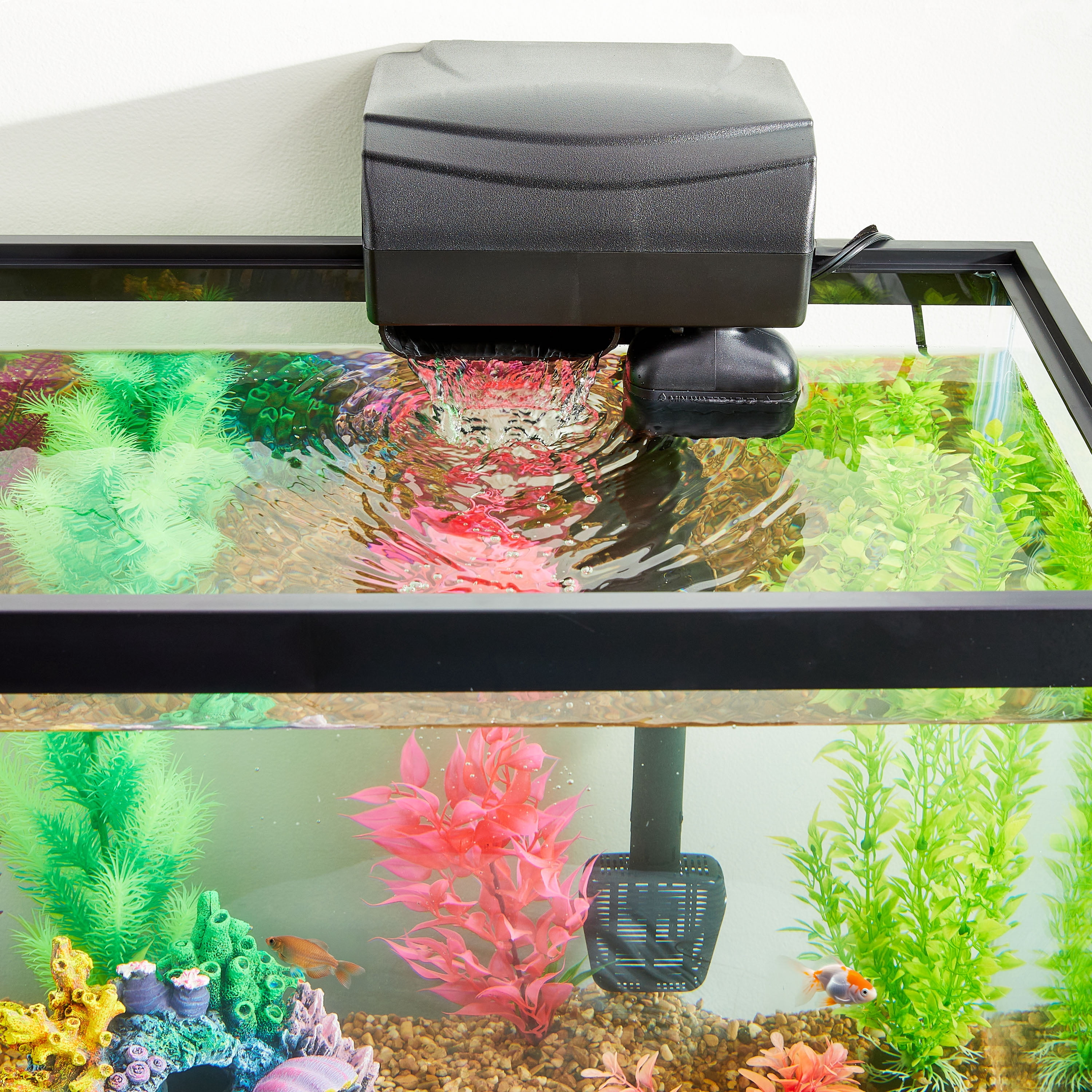 Vibrant Life Large Power Filter with Cartridge for 10- to 20-Gallon Fish Aquariums