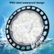 thumbnail image 5 of Luces de la bahía alta LED IP65 impermeable 100W AC165-265V Almacén de iluminación industrial comercial Lámparas de taller de bajo calor con lanyard 6500k cableado Dido Hogar, 5 of 6