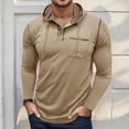 thumbnail image 2 of Tisuna Fall T-Shirts For Mens Casual Hooded Drawstring Tops Men Solid T Shirts For Work Office Size S, 2 of 7