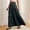 Dark Gray#01, variant on Women's A Line Pleated Maxi Skirts Summer Elastic Waist Boho Flowy Long Skirts Womens Casual Solid Loose Fits Lightweight Comfy Beach Vacation Skirt Dresses