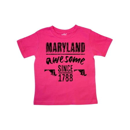 

Inktastic Maryland Awesome Since 1788 Gift Toddler Boy or Toddler Girl T-Shirt