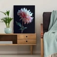 thumbnail image 5 of Dahlia Flower Canvas Print Wall Art for Living Room Office Hotel Hallway, 5 of 8