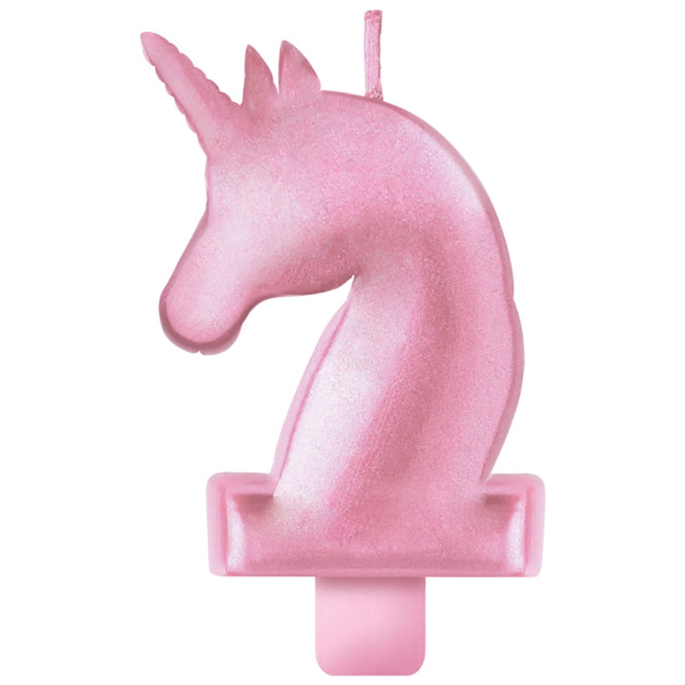 Enchanted Unicorn Birthday Candle(Each)
