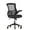 Black Mesh, variant on Flash Furniture Kelista Mesh Mid Back Office Chair with Flip-Up Arms, 250 lb, Black