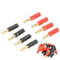 thumbnail image 4 of 20pcs Banana Speaker Cable Plug 4mm Gold Plated Open Screw Type Universal for Car Sound System, 4 of 14