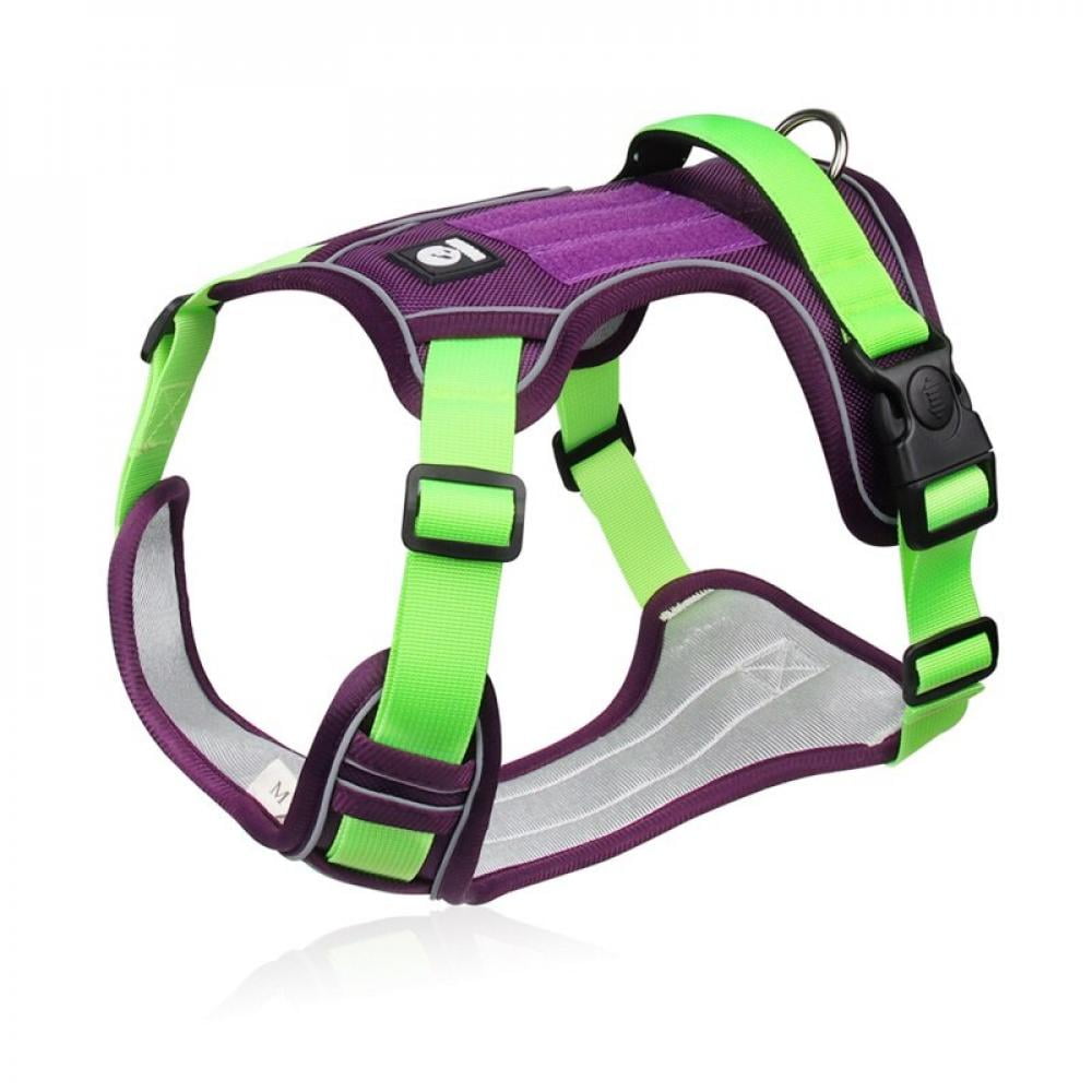 Reflective Heavy Duty Dog Pet Harness Adjustable Padded Extra Big Large