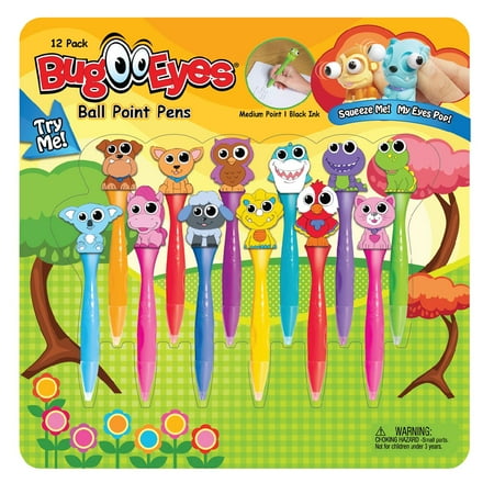 bug eyes pen set assorted animals 12 pack walmart com