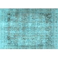 thumbnail image 1 of Ahgly Company Indoor Rectangle Persian Light Blue Traditional Area Rugs, 5' x 8', 1 of 4