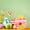 SD3053, variant on 10 Pack of DIY Easter Felts Tote Reusable Easter Eggs Bags Candy Bags Kids Gifts Holiday Decoration
