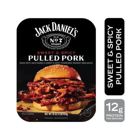 Jack Daniel’s Sweet & Spicy Pulled Pork, Refrigerated Entree, 16 oz