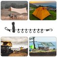 thumbnail image 7 of BLEEUS Camping Clothesline Windproof Hanging Rope For Picnic Hiking Black Reflective, 7 of 7