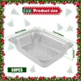 thumbnail image 2 of 50/20Pcs Christmas Cookie Tins with Lid  Foil Treat Containers for Holiday Gift Giving and Food Storage - Christmas Cookie Containers, 2 of 8