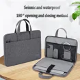thumbnail image 2 of Laptop Bag Computer case Notebook Bag laptop sleeve laptop case For 13 14 15 17 Inch Macbook Air Pro HP Huawei Asus Dell black 15-15.6 inch, 2 of 6