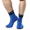 3MM Neoprene Diving Scuba Surfing Swimming Socks Water Sports Snorkeling Boots Non-Skid Waterproof, Blue M-38-40 color
