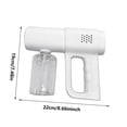 thumbnail image 3 of Professional Disinfectant Fogger Machine, Wireless Nano Sprayer Gun Handheld Sanitizer Fogger, Blue Light Foggers for Touchless Sanitization, 3 of 7