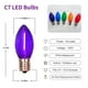thumbnail image 2 of Luces LED navideñas ChyParty C7 multicolor, paquete de 25, 2 of 9