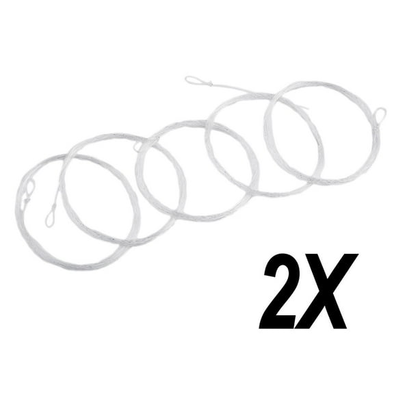 5 Pcs 9FT Fly Fishing Tapered Leader Fly Taper Line Leader Fishing Line with Loop