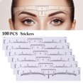 thumbnail image 1 of Eyebrow Ruler Creative Adhesive Eyebrow Positioning Makeup Tool Eyebrow Sticker, 1 of 10