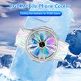 thumbnail image 3 of Sywqhk S1 RGB Semiconductor Teléfono móvil Cooler Fan Stand para PUBG Mobile (Plata), 3 of 6