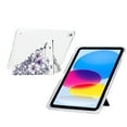 thumbnail image 2 of Case for iPad 9th/8th/7th 10.2 Generation Case, for iPad Air 3/ Pro 10.5 2017 Case Drawing Pattern Y-Fold Standing Case Clear Back with Landscape Portrait Mode Pencil Holder & Auto Sleep, 2 of 10