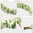 thumbnail image 4 of Unique Bargains 1 Pcs Solid Color Pleated Headband Women Hairband Hair Hoop for All Hair Light Green, 4 of 7