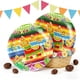 thumbnail image 5 of Juego de Platos, Vasos y Servilletas de Papel Desechables para Fiestas de Carnaval (10 Platos de 7 y 9 Pulgadas, 20 Servilletas Multicolores, Vajilla Gruesa, Duradera y Ecológica para Cumpleaños, Pic, 5 of 6