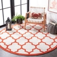 thumbnail image 4 of Safavieh Amherst Roderick Geometric Area Rug, Beige/Orange, 7' x 7' Round, 4 of 10