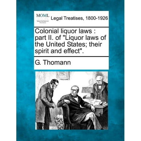 ISBN 9781240105779 product image for Colonial Liquor Laws : Part II. of 