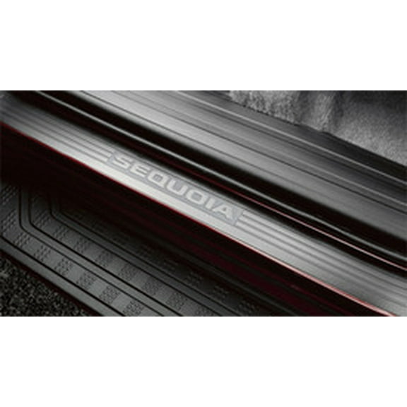Genuine OE Toyota Door Sill Protectors, Black PT747-0C080