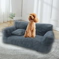 thumbnail image 1 of Sofá Cama para mascotas Salvador Gris oscuro L cómodo y de felpa antideslizante para cachorros y gatos de interior, 1 of 9