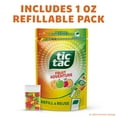 thumbnail image 2 of Tic Tac Bulk Resealable KEF28 Refill Bag, Fruit Adventure Mints, On-The-Go Refreshment, Includes Empty Refillable Pack, 17.2 oz, 2 of 3