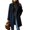Blue, variant on Winter Coats for Women Casual Double Breasted Long Jacket Formal Warm Comfortable Office Wool Work Overcoat Camel 2XL