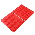 thumbnail image 6 of WHAMVOX BESTOMZ 2pcs Dog Bone & Footprint Cookie Bake Mold No Stick Siliconce Cake Mold Molding, 6 of 8