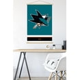 thumbnail image 5 of NHL San Jose Sharks - Logo 21 Wall Poster with Wooden Magnetic Frame, 22.375" x 34", 5 of 6