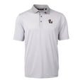 thumbnail image 2 of Men's-Cutter & Buck  Gray/White NC State Wolfpack DryTec Virtue Eco Pique Recycled Polo, 2 of 3